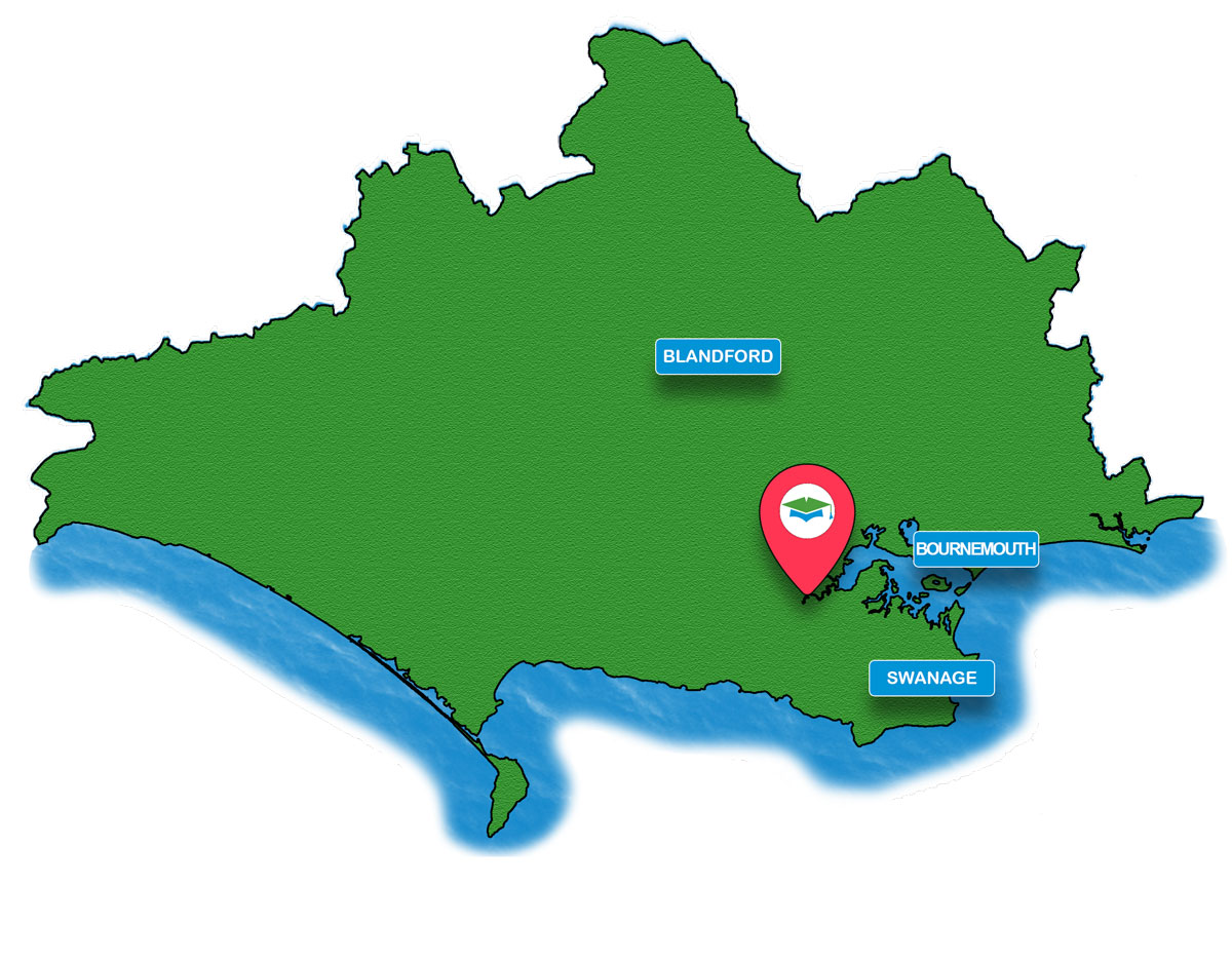 School trip Isle of Wight location map for Purbeck Mining Museum